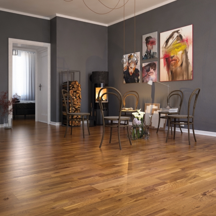 Parquet planks JEANS COLLECTION 3R AMBER & AMBER