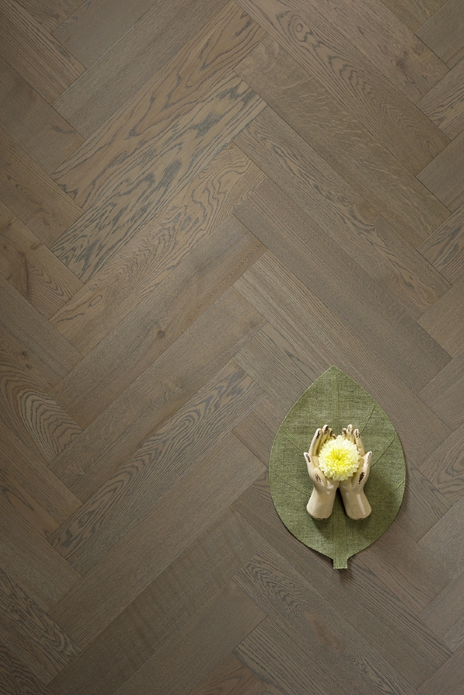 Parquet planks Herringbone Oak Rocky Reef
