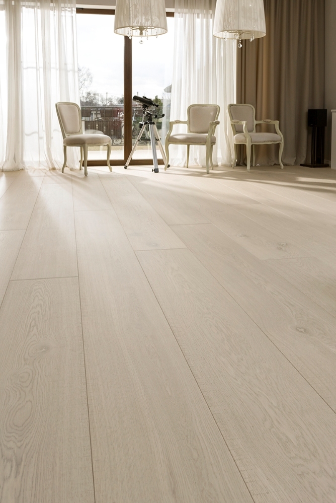 Parquet planks Oak Snowdrop